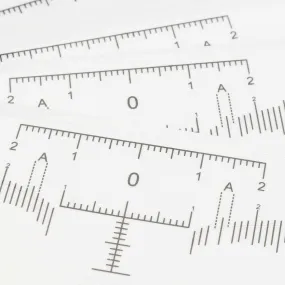 100PCS Eyebrow Stencil One-time Eyebrow Grooming Stencil Measure Ruler Brow Shaper Makeup Shaping Tool