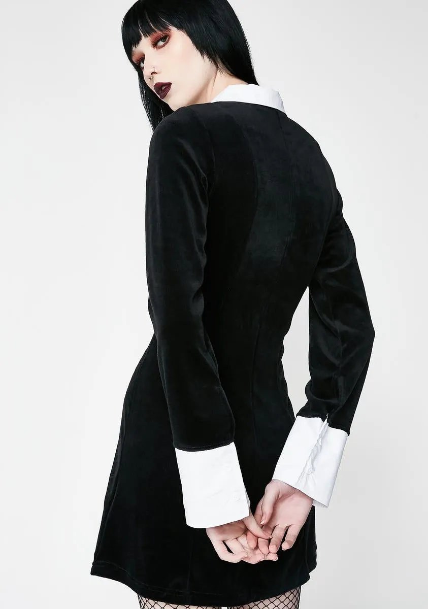 Addams Velvet Dress