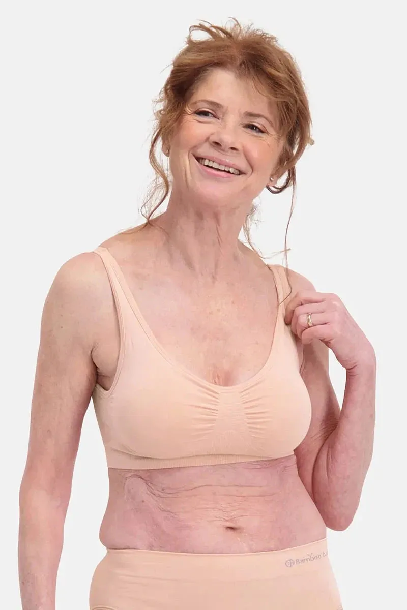 Bamboo Basic Ladies BB Fleur Knitted Seamless Padded Bra