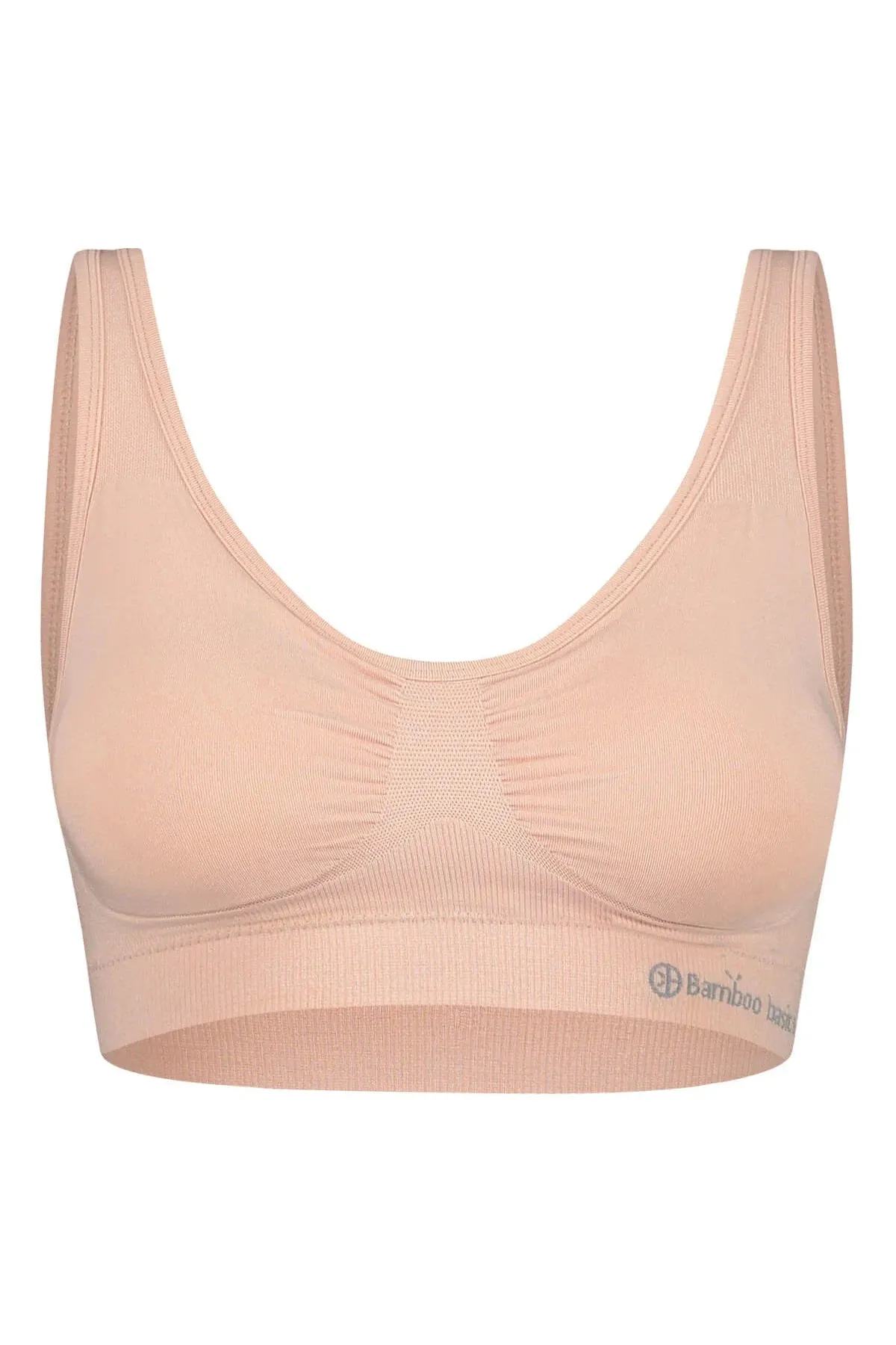 Bamboo Basic Ladies BB Fleur Knitted Seamless Padded Bra