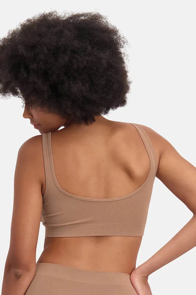 Bamboo Basic Ladies BB Fleur Knitted Seamless Padded Bra