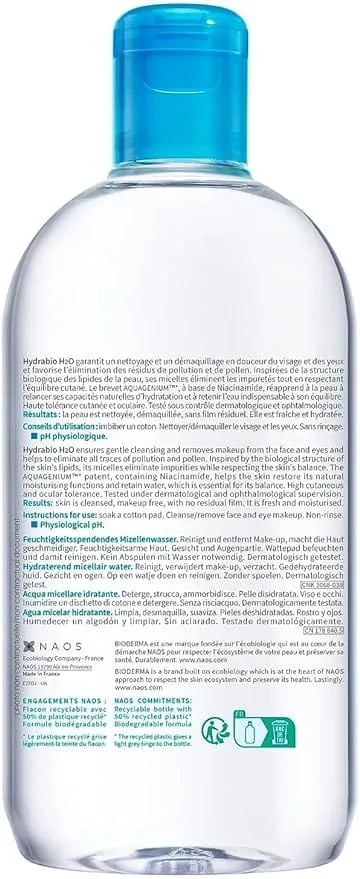 Bioderma Hydrabio H2o Micellar Water 250ml
