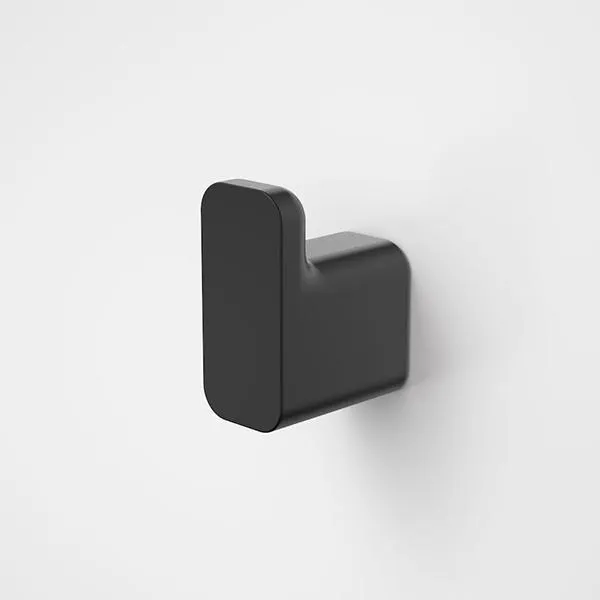 Caroma Luna Robe Hook Black