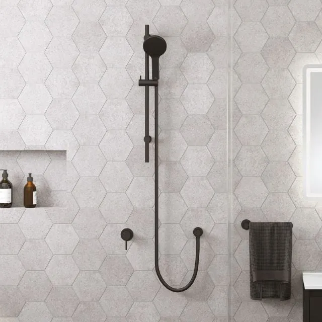 Fienza Kaya Rail Shower Matte Black