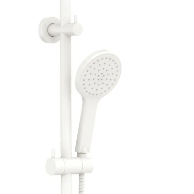 Fienza Kaya Twin Rail Shower Matte White