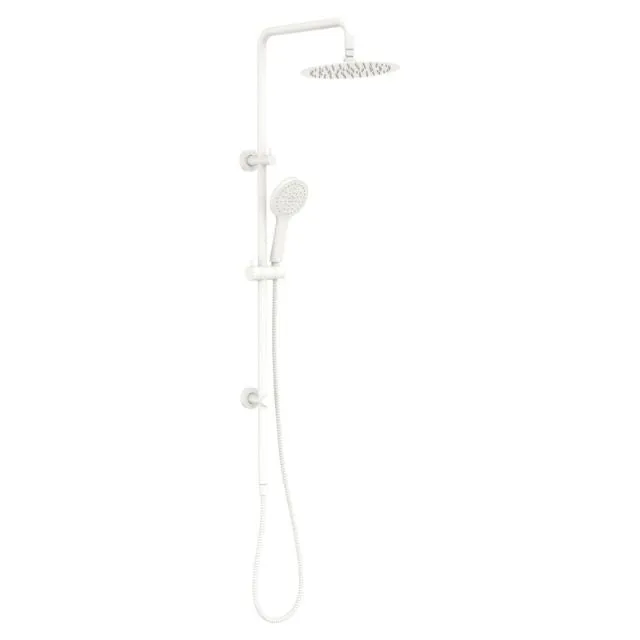 Fienza Kaya Twin Rail Shower Matte White
