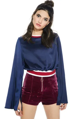 Home Team Flared Crop Top