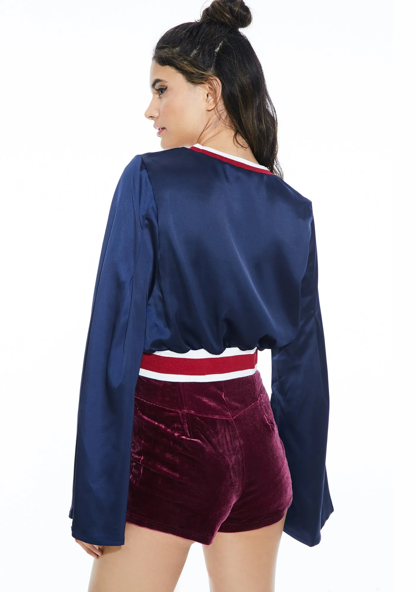 Home Team Flared Crop Top