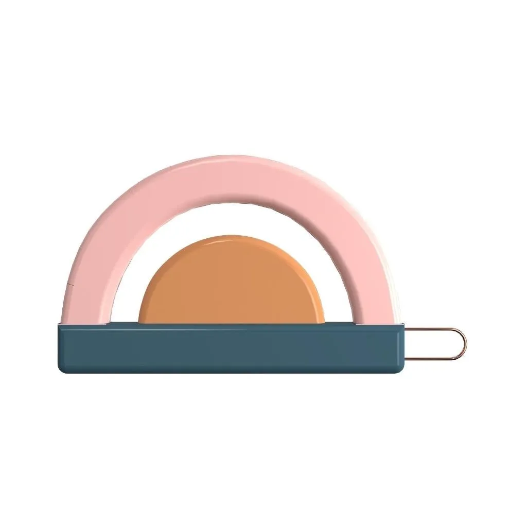 Horizon | Hair Clip - Desert Teal  Blush Bloom