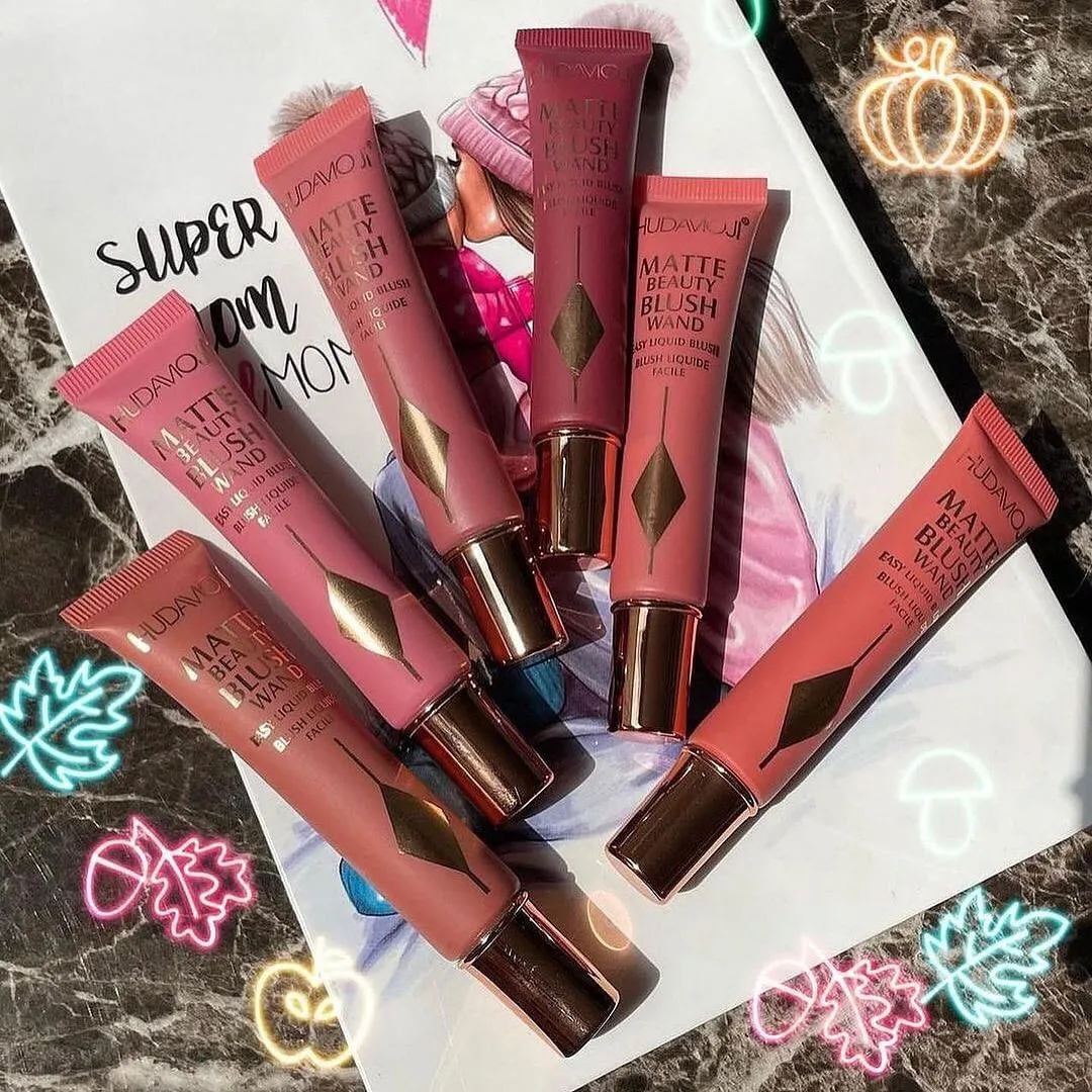 Hudamoji - 6 Color Creamy Liquid Blush