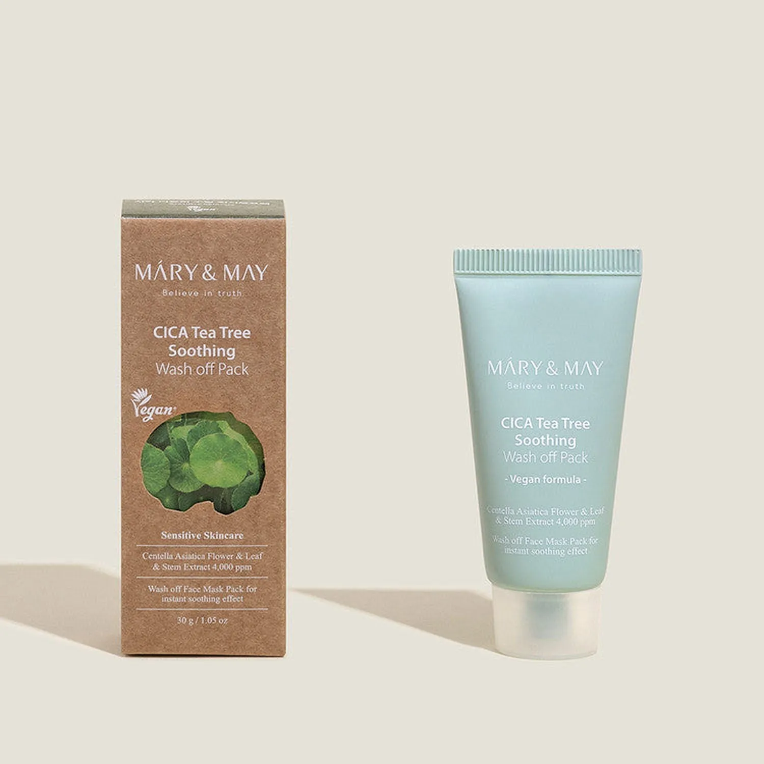 Mary&May CICA Tea Tree Soothing Wash Off Pack 30ml