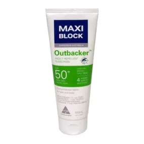 Maxiblock SPF 50  Outbacker Insect Repellent & Sunscreen - 100 ml Tube SB76601