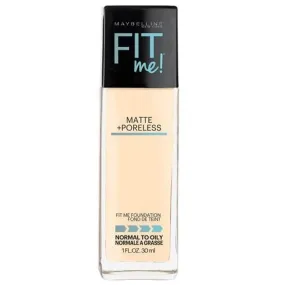MAYBELLINE Fit Me Matte   Poreless Foundation - Porcelain #110
