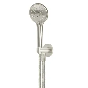 Meir Round 3 Function Hand Shower on Fixed Bracket Brushed Nickel