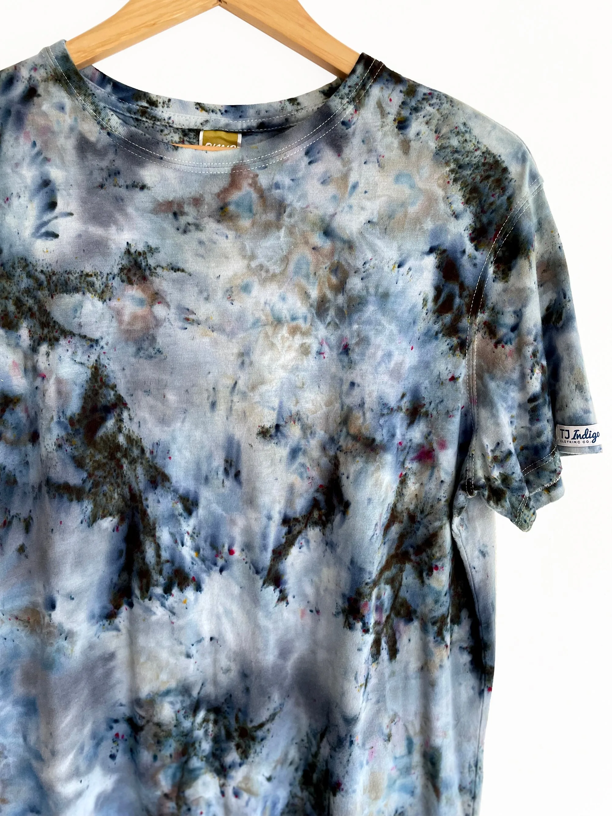 Men's Carbon Black Ice Dyed Organic Bamboo T-shirt