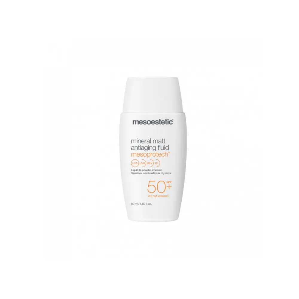 MESOESTETIC MESOPROTECH MINERAL MATT ANTIAGING FLUID SPF 50, 50ml