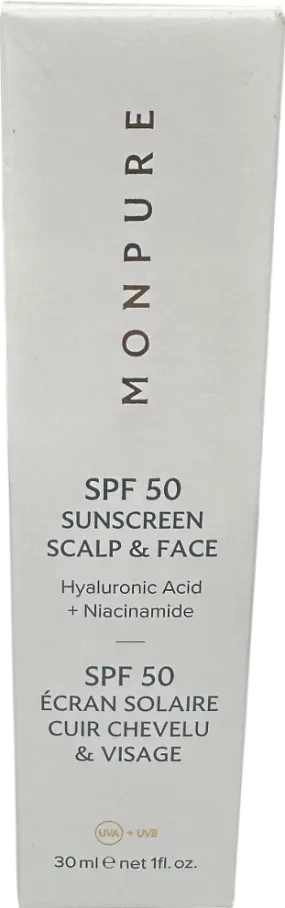 Monpure Spf 50 Sunscreen Scalp And Face 30ml
