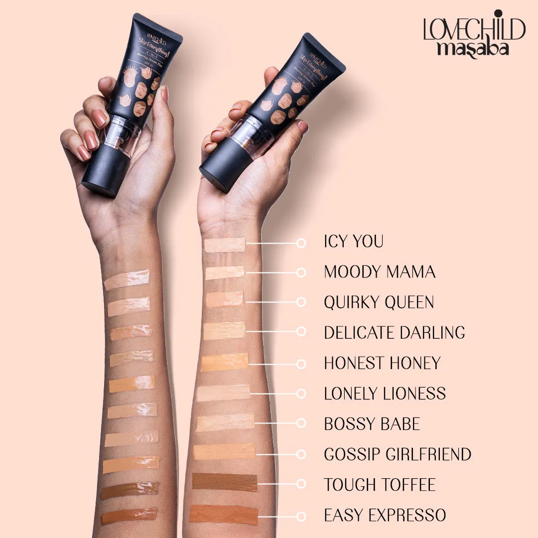 Moody Mama- Skip Everything Blurring Serum Skin Tint  4-in-1 Benefits