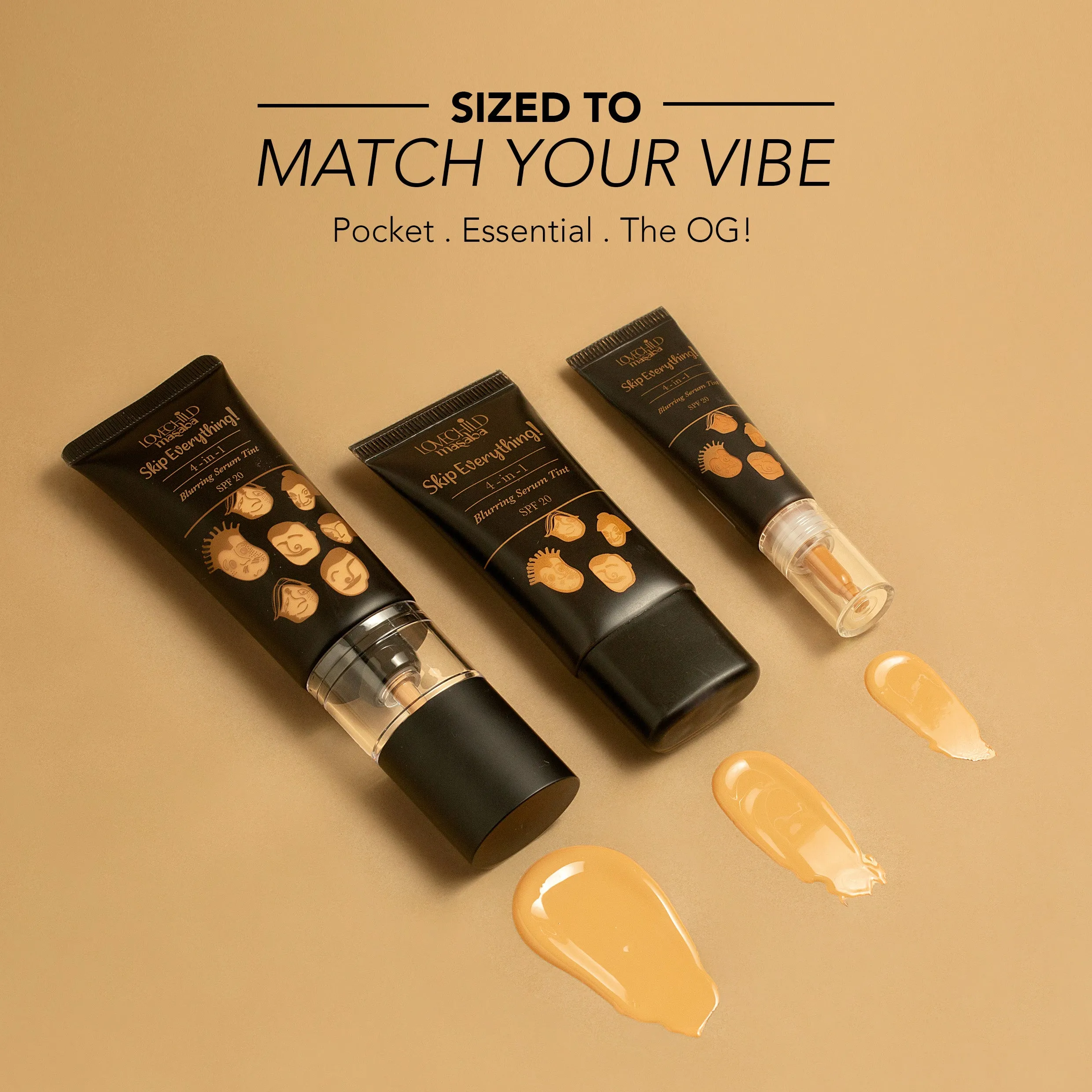 Moody Mama- Skip Everything Blurring Serum Skin Tint  4-in-1 Benefits