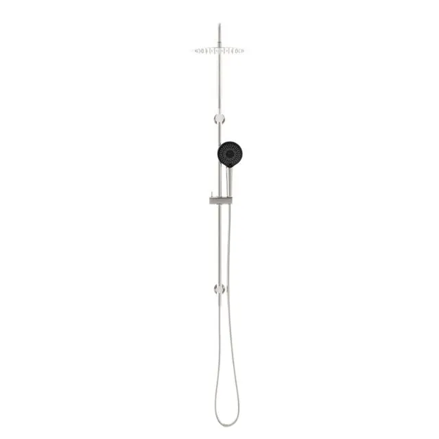 Nero Round Project Twin Shower 4 Star Rating Brushed Nickel