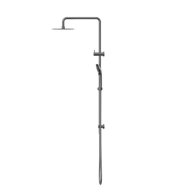Nero Round Project Twin Shower 4 Star Rating Gun Metal