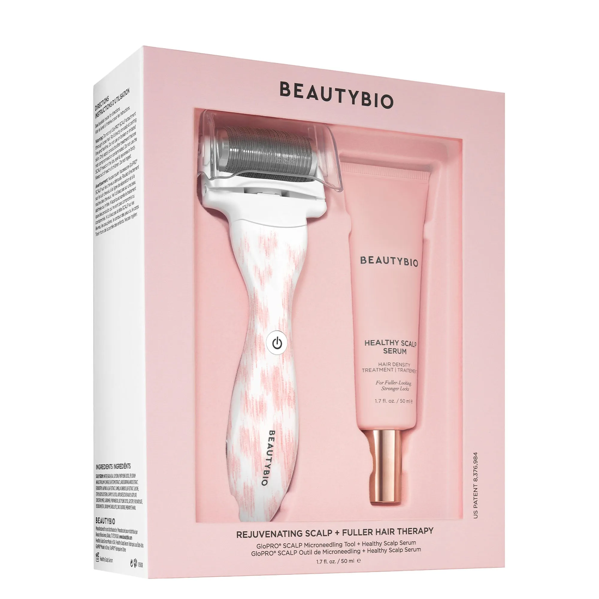 Rejuvenating Scalp   Fuller Hair Therapy Set Blush Leopard  *FINAL SALE*