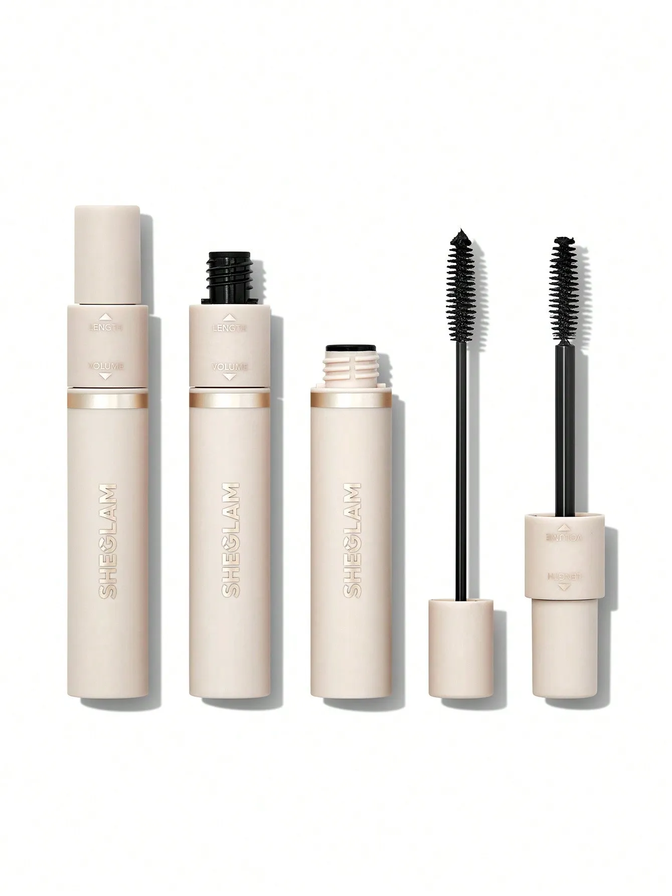 SHEGLAM Lash Besties 2-In-1 Mascara Volumizing Double Head Brush Easy To Remove No Smudge