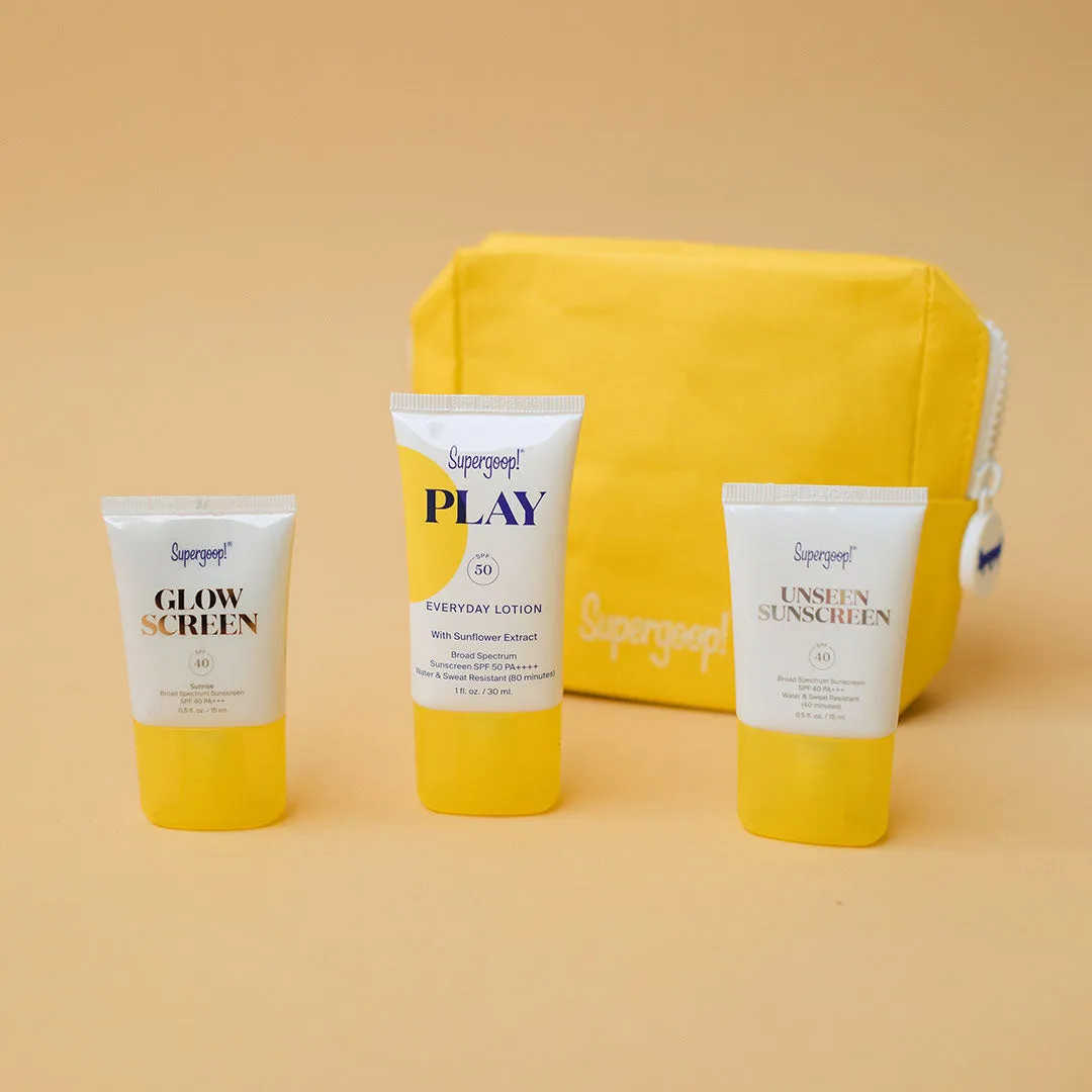 Supergoop 2023 SPF Bestsellers Starter Kit