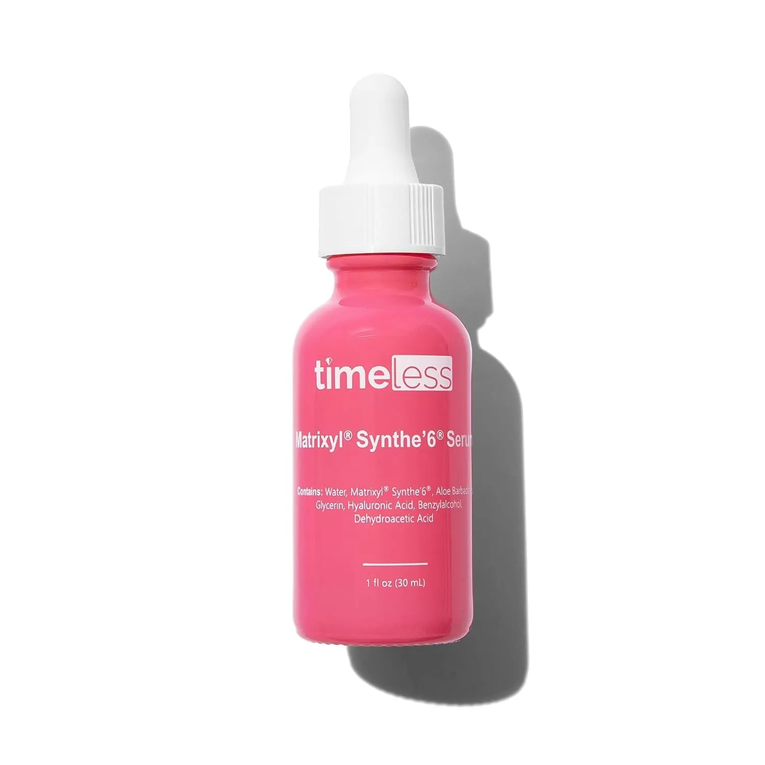 Timeless Skin Care Matrixyl Synthe’6 Serum - Skin-Focused Face Serum - Matrixyl Serum Infused with Hyaluronic Acid for Skin Moisture 1 Oz